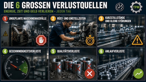 4.Die sechs großen Verlustquellen