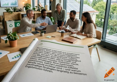 Warum Nachhaltigkeit wirtschaftlich sinnvoll ist